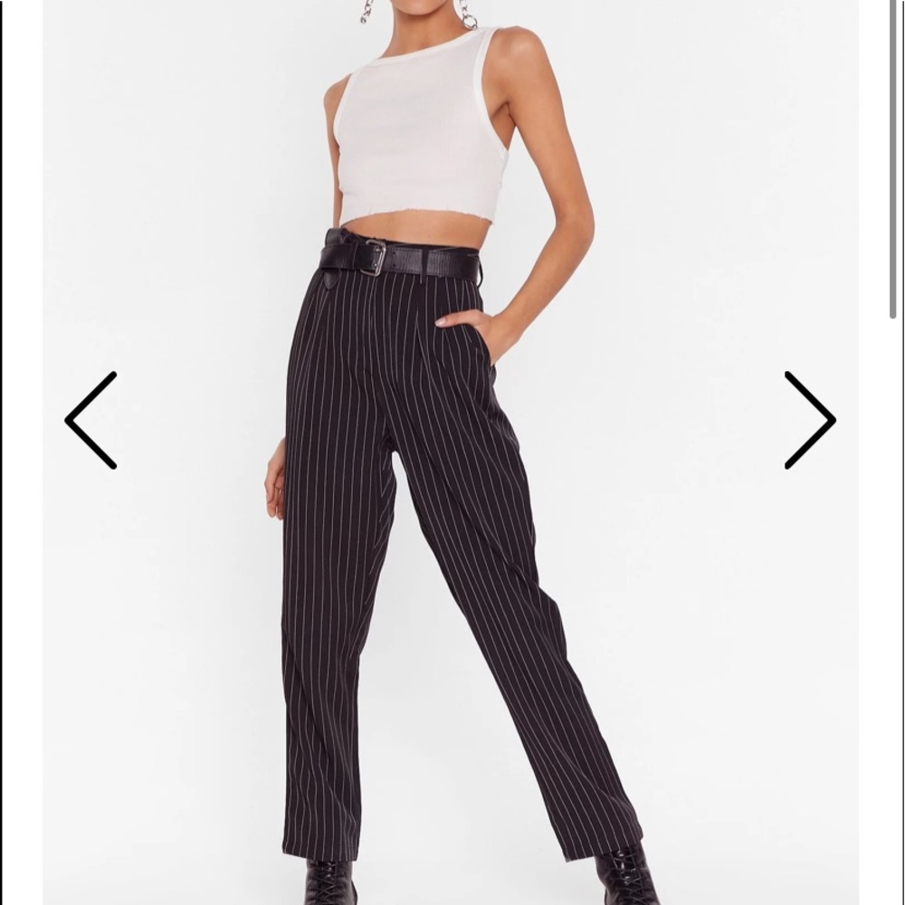 Nasty Gal Striped Pants
